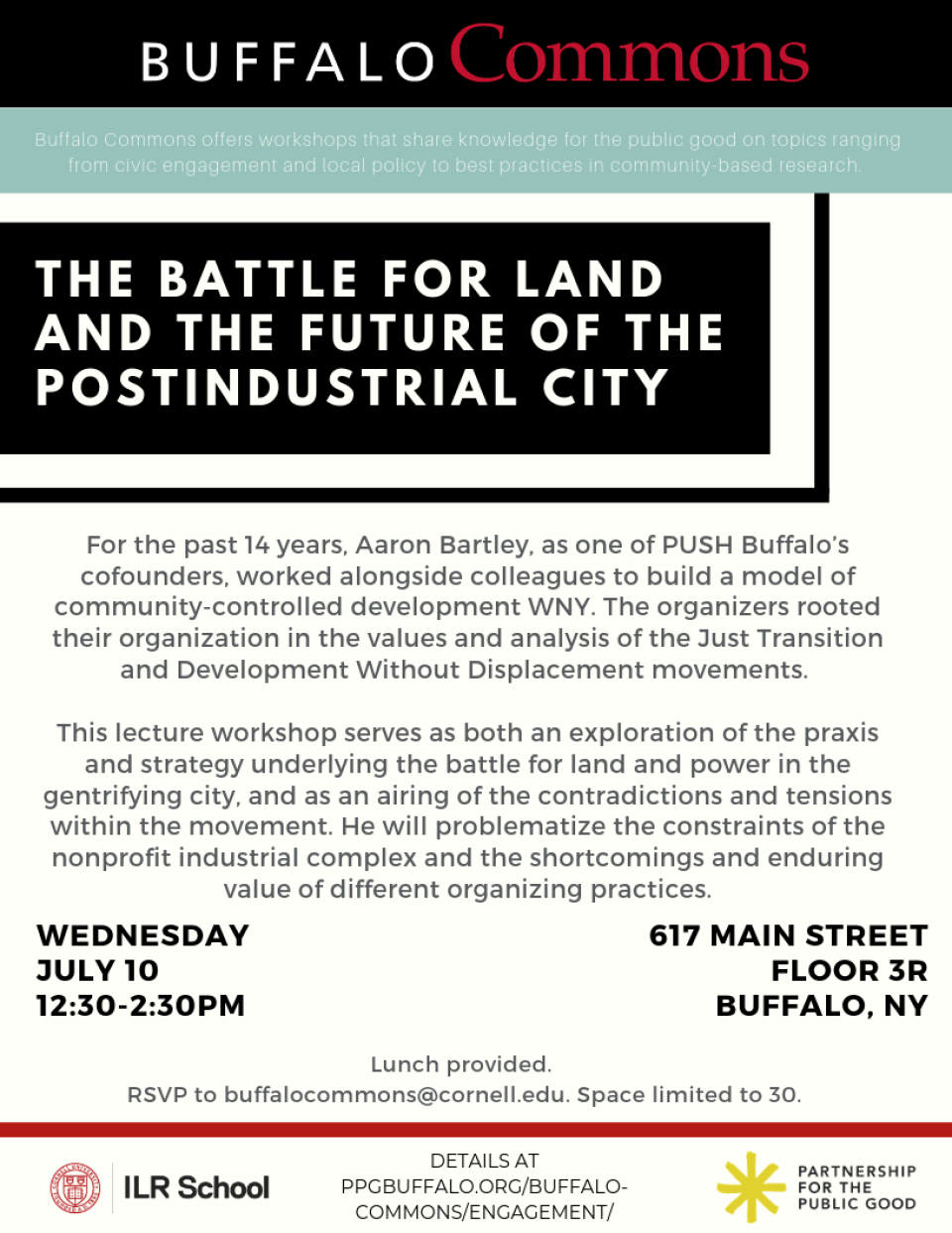 The Battle for Land and the Future of the Postindustrial City