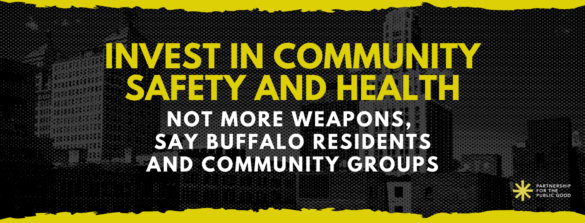 Invest in Community Safety and Health, Not More Weapons, Say Buffalo Residents and Community Groups